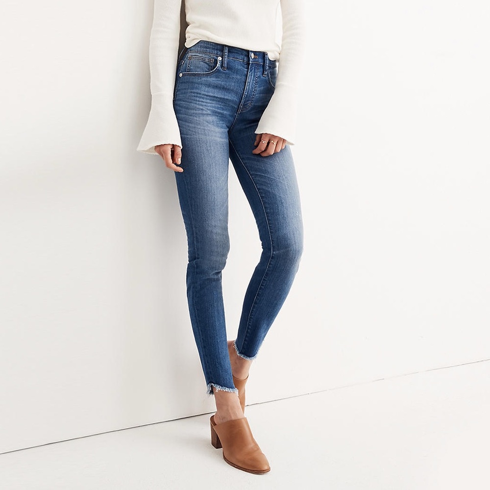 Madewell tulip-hem jeans